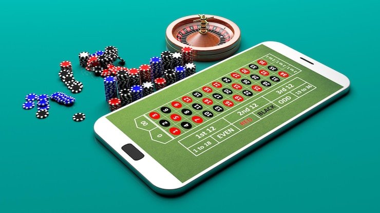 Studio live-dealer Big Time Gaming dengan meja blackjack dan dealer profesional yang dipancarkan ke pemain dolantogel88